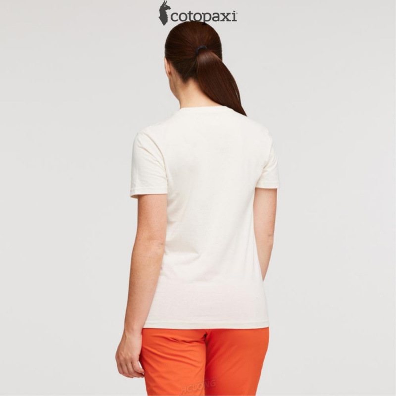 Cotopaxi Cotopaxi Vibe T-Shirt Bone | WQ54-Q4-YF