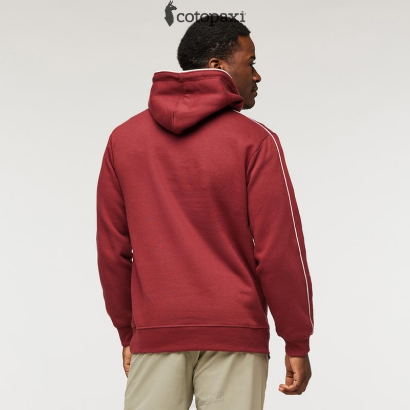 Cotopaxi Day And Night Pullover Hoodie Burgundy | KT20-T0-UI