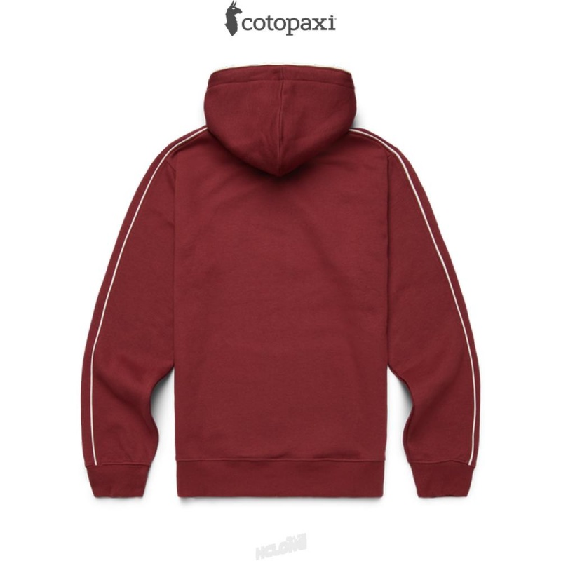 Cotopaxi Day And Night Pullover Hoodie Burgundy | KT20-T0-UI