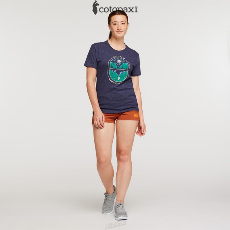 Cotopaxi Day and Night T-Shirt Maritime | XK00-R2-CV