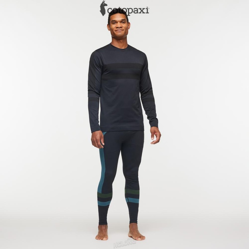 Cotopaxi Debajo Seamless Baselayer Crew Black | NS56-G2-BZ