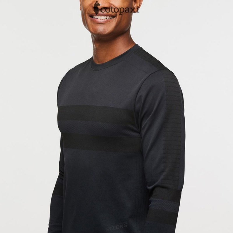 Cotopaxi Debajo Seamless Baselayer Crew Black | NS56-G2-BZ