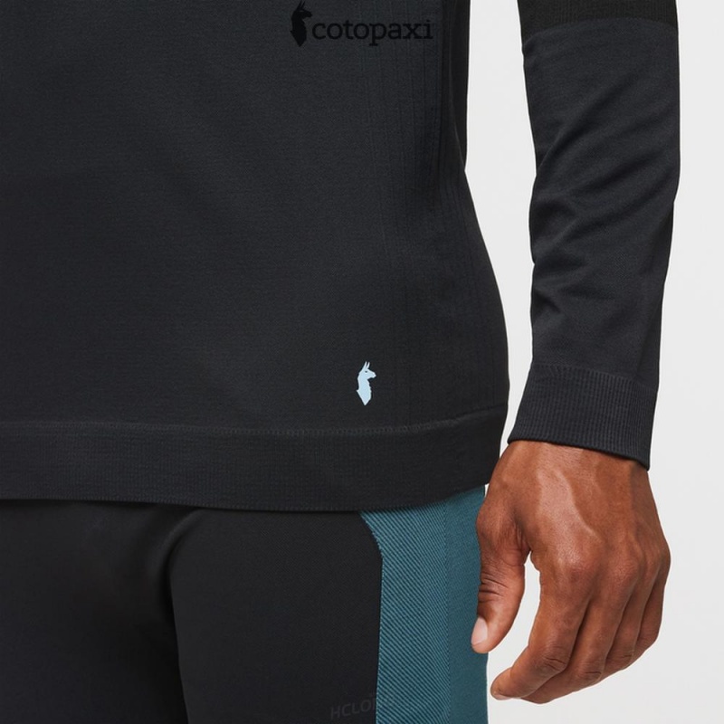 Cotopaxi Debajo Seamless Baselayer Crew Black | NS56-G2-BZ