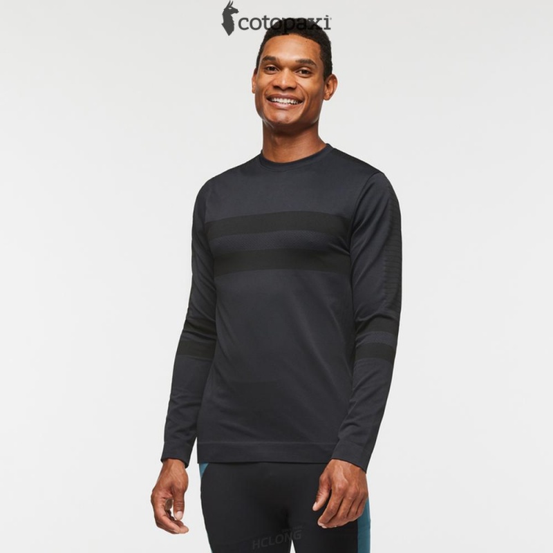 Cotopaxi Debajo Seamless Baselayer Crew Black | NS56-G2-BZ