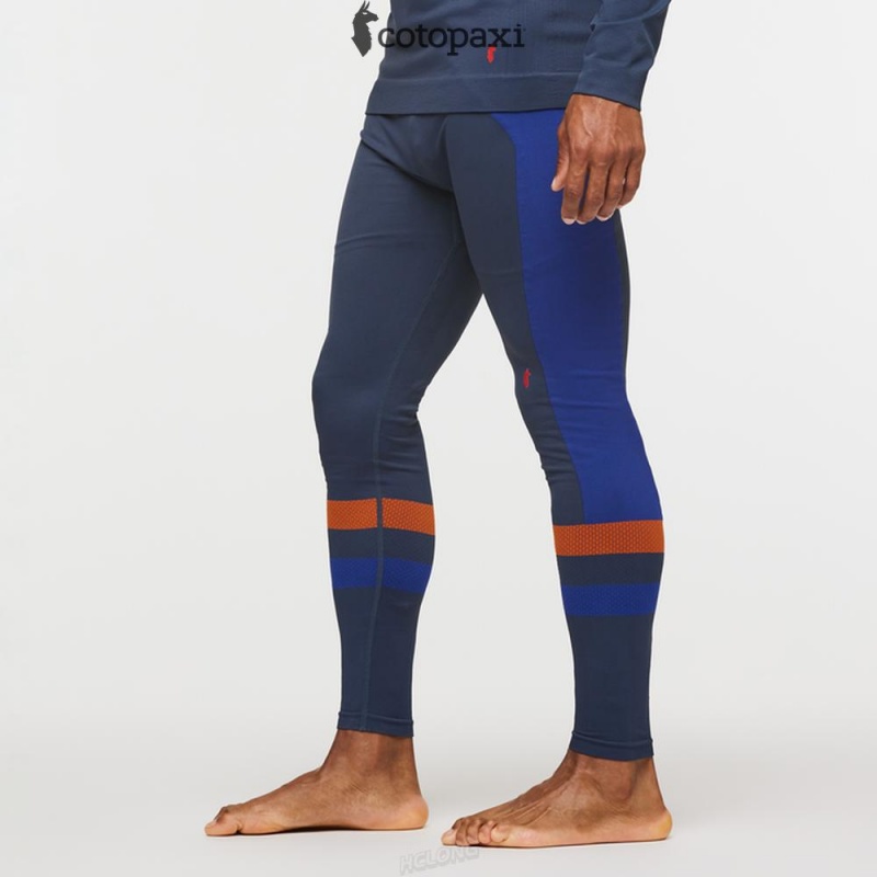 Cotopaxi Debajo Seamless Baselayer Tight Ink Stripes | WY64-Q4-KA