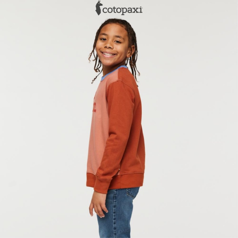 Cotopaxi Do Good Crew Sweatshirt Earthen/Spice | GJ81-K2-OK