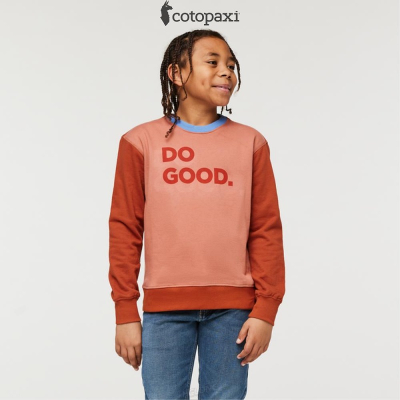 Cotopaxi Do Good Crew Sweatshirt Earthen/Spice | GJ81-K2-OK