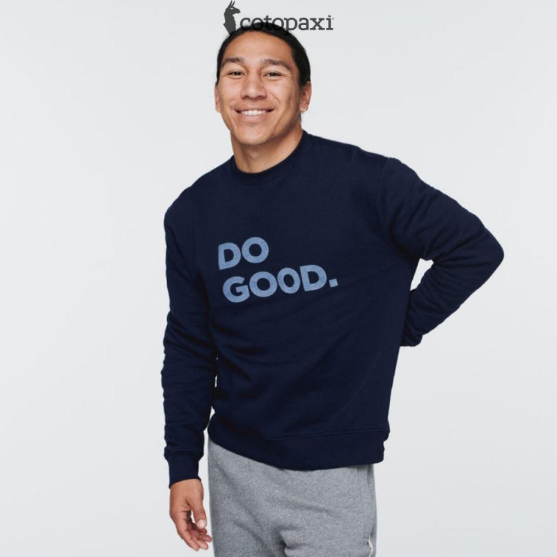 Cotopaxi Do Good Crew Sweatshirt Maritime | GO43-B2-LQ