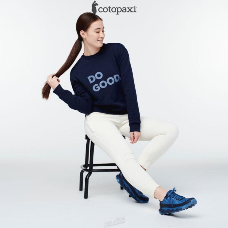 Cotopaxi Do Good Crew Sweatshirt Maritime | WZ92-Y6-SM