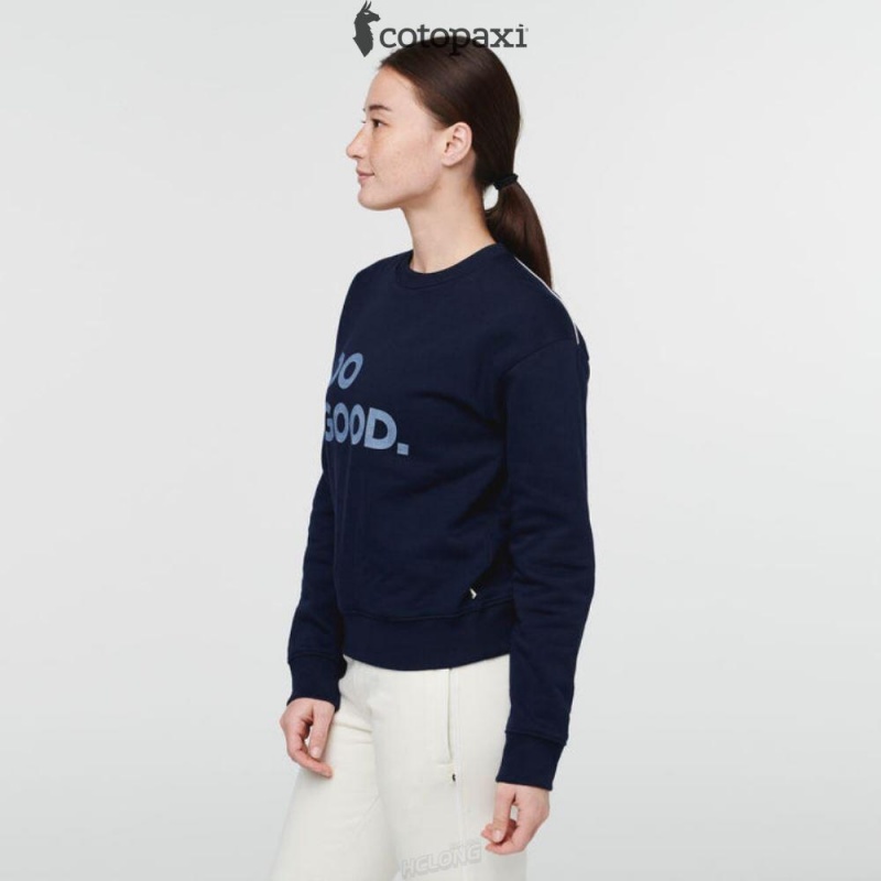 Cotopaxi Do Good Crew Sweatshirt Maritime | WZ92-Y6-SM