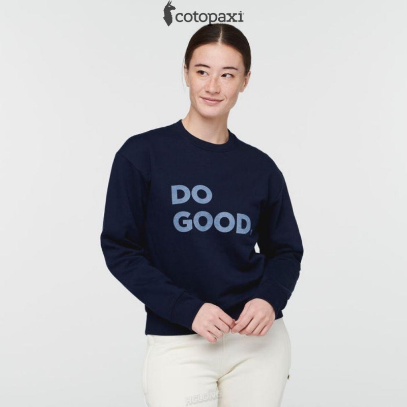 Cotopaxi Do Good Crew Sweatshirt Maritime | WZ92-Y6-SM