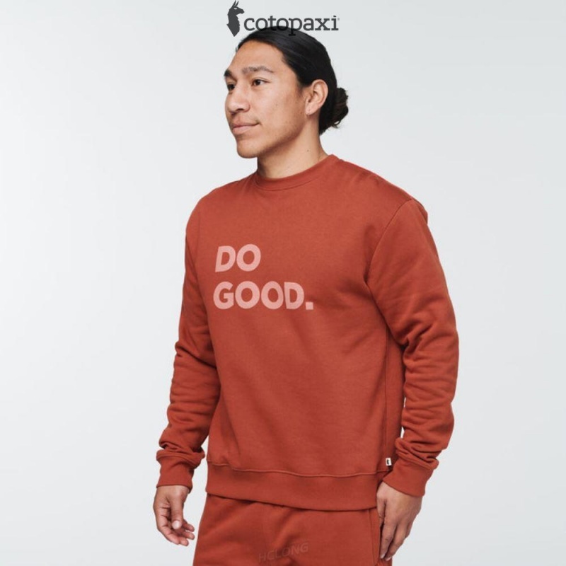 Cotopaxi Do Good Crew Sweatshirt Spice | LU68-T6-FE