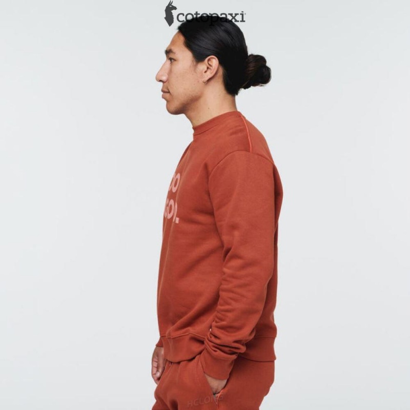 Cotopaxi Do Good Crew Sweatshirt Spice | LU68-T6-FE