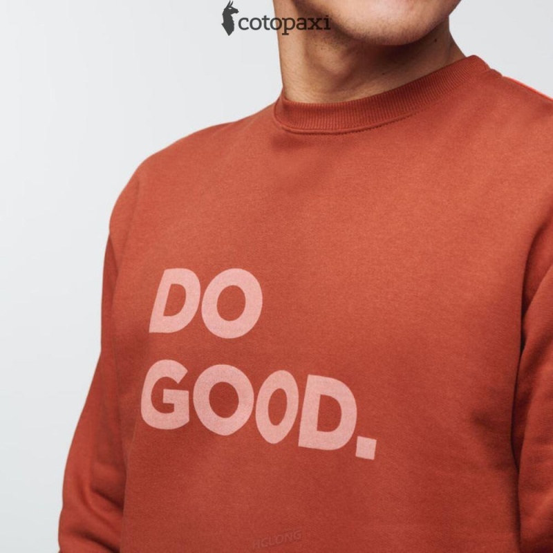 Cotopaxi Do Good Crew Sweatshirt Spice | LU68-T6-FE