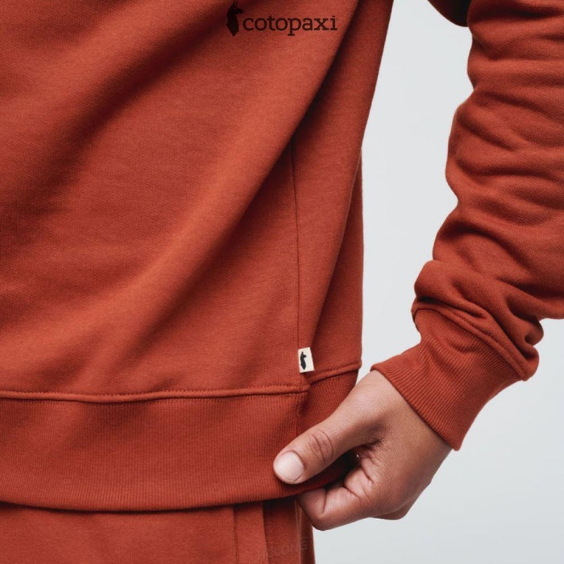 Cotopaxi Do Good Crew Sweatshirt Spice | LU68-T6-FE