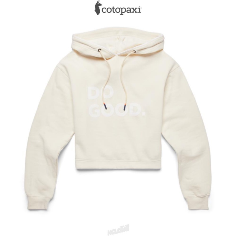 Cotopaxi Do Good Crop Sweatshirt Bone | QC53-K3-LU