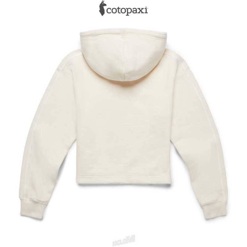 Cotopaxi Do Good Crop Sweatshirt Bone | QC53-K3-LU