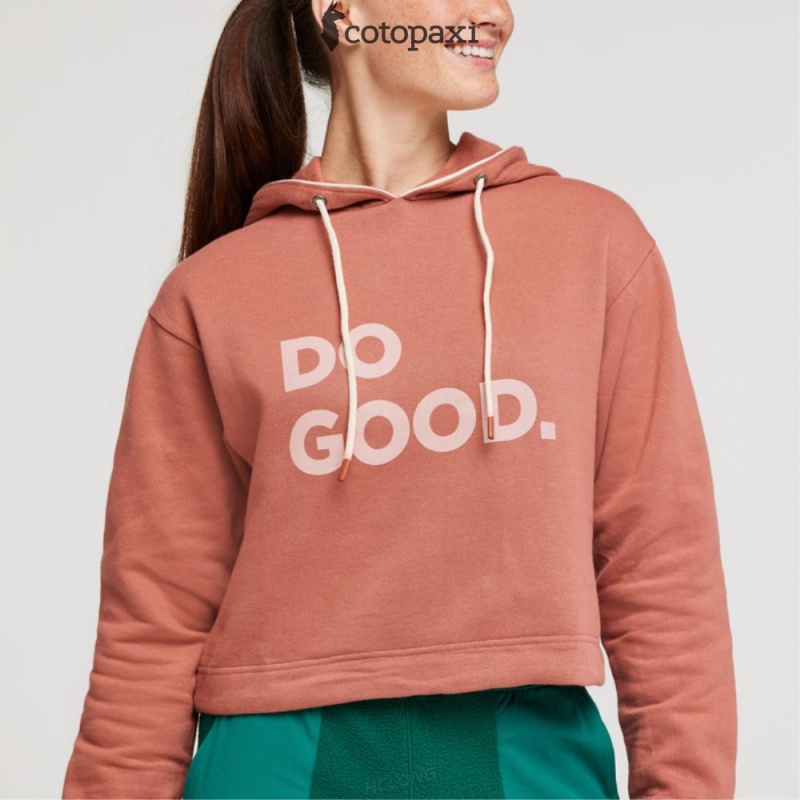 Cotopaxi Do Good Crop Sweatshirt Earthen | OB12-E7-GL