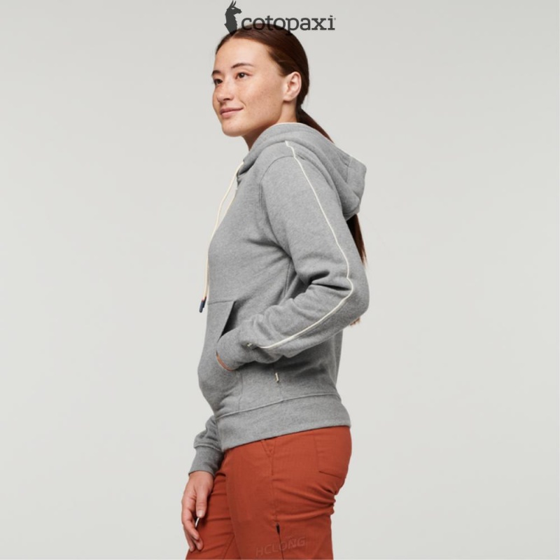 Cotopaxi Do Good Full-Zip Hoodie Heather Grey | JH98-Y7-KR