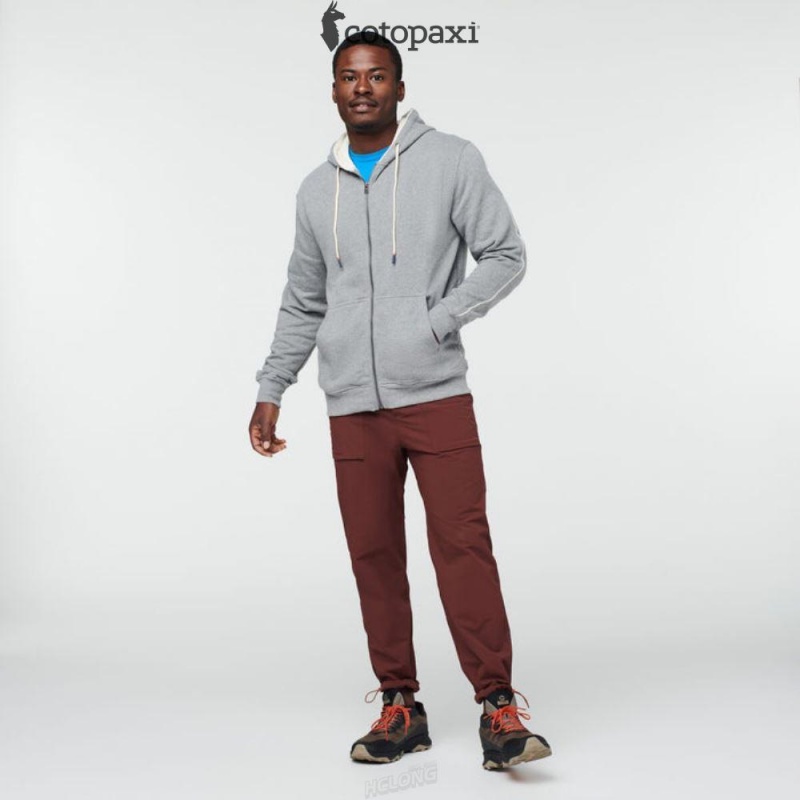 Cotopaxi Do Good Full-Zip Hoodie Heather Grey | QU13-R5-WI