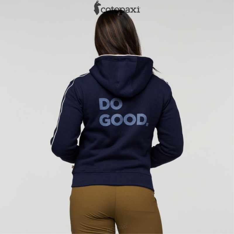 Cotopaxi Do Good Full-Zip Hoodie Maritime | QI92-B9-GV