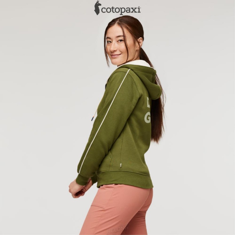 Cotopaxi Do Good Full-Zip Hoodie Pine | PM38-S0-OJ