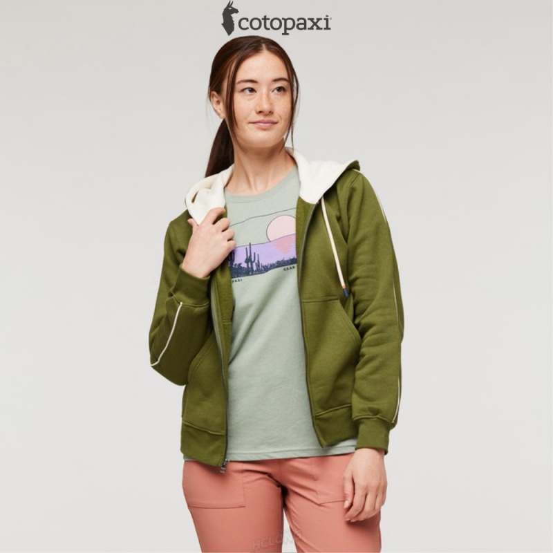 Cotopaxi Do Good Full-Zip Hoodie Pine | PM38-S0-OJ