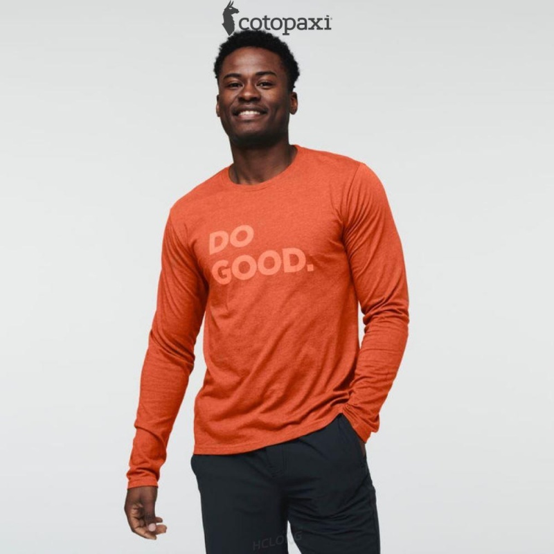 Cotopaxi Do Good Long-Sleeve T-Shirt Canyon | BS97-W7-YC