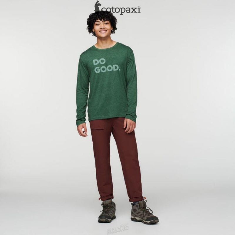 Cotopaxi Do Good Long-Sleeve T-Shirt Forest | NA83-W9-SK