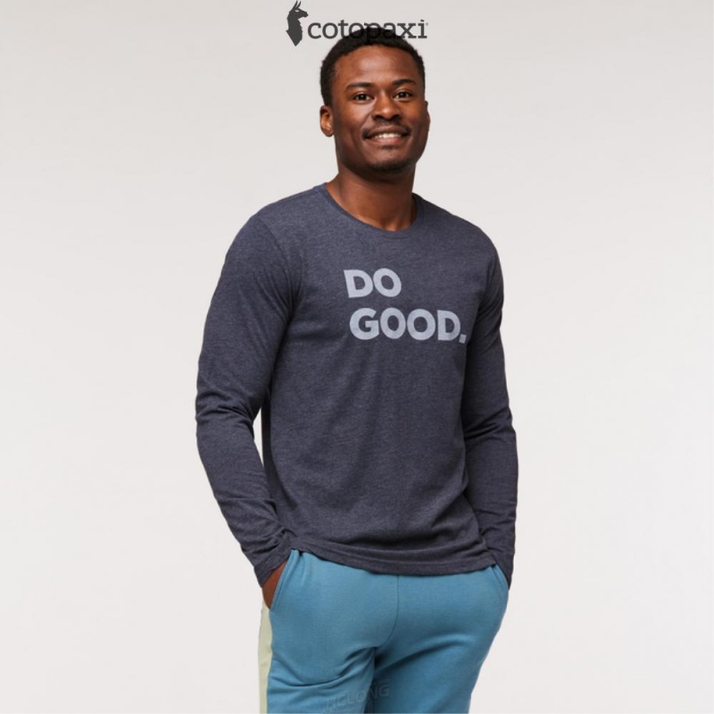 Cotopaxi Do Good Long-Sleeve T-Shirt Graphite | QH10-J1-XV