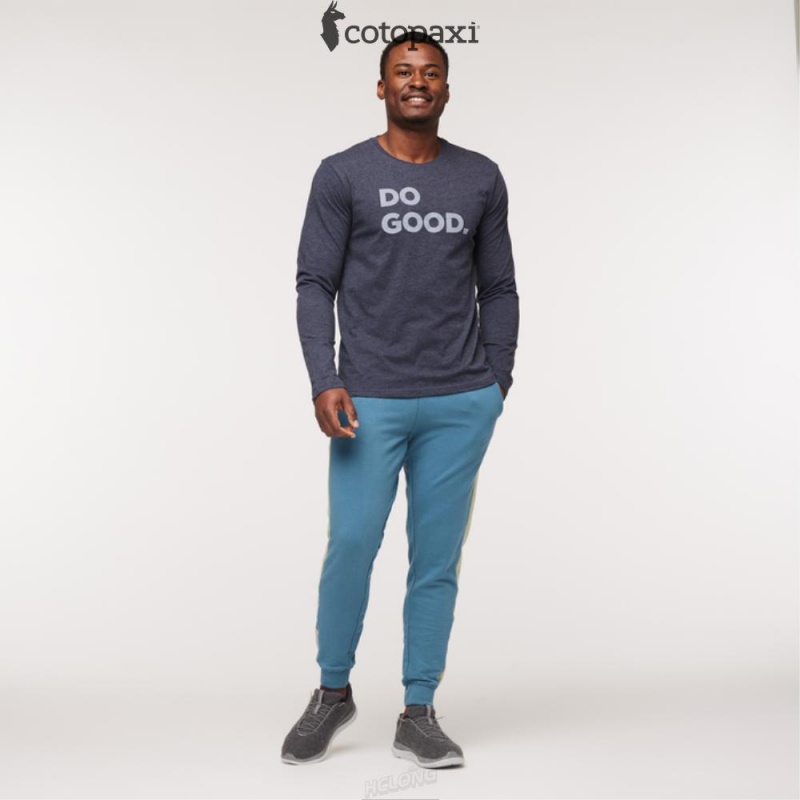 Cotopaxi Do Good Long-Sleeve T-Shirt Graphite | EF56-J2-BM