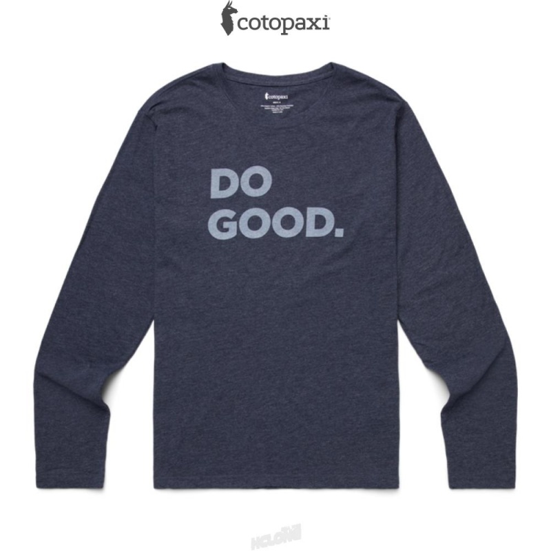 Cotopaxi Do Good Long-Sleeve T-Shirt Graphite | EF56-J2-BM