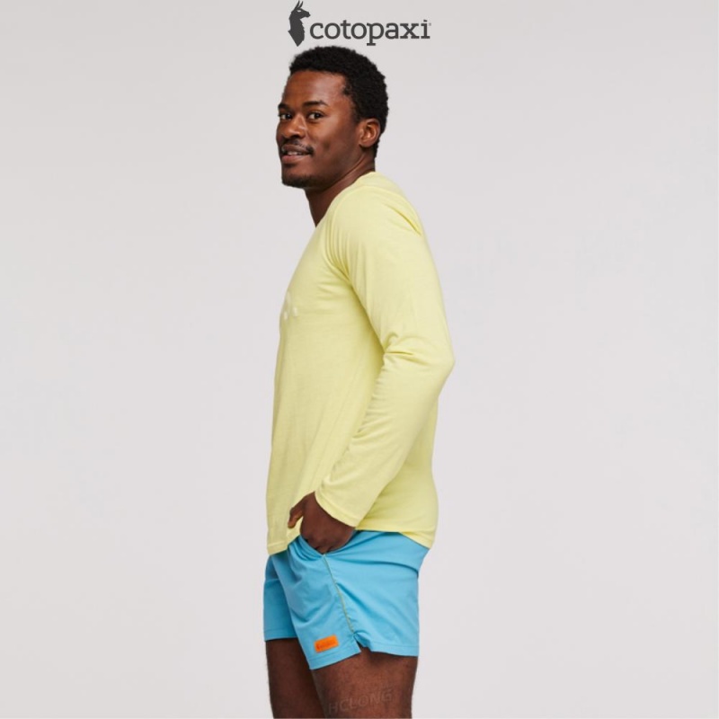 Cotopaxi Do Good Long-Sleeve T-Shirt Lemonade | GH29-W9-BL