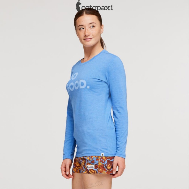 Cotopaxi Do Good Long-Sleeve T-Shirt Lupine | PD26-O4-OH