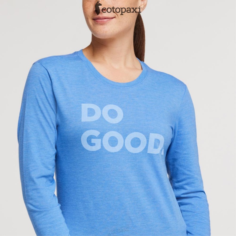 Cotopaxi Do Good Long-Sleeve T-Shirt Lupine | PD26-O4-OH