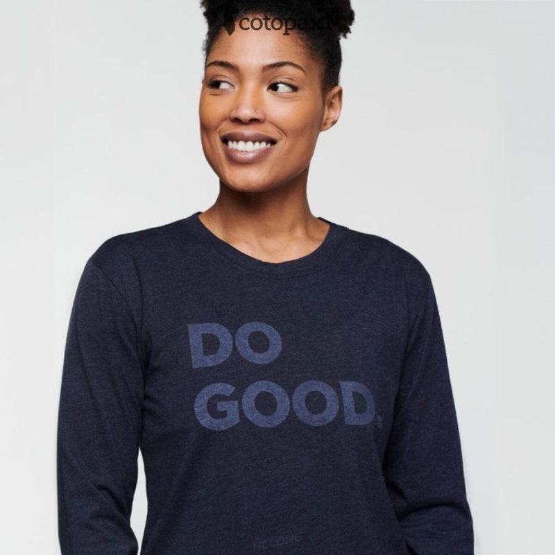 Cotopaxi Do Good Long-Sleeve T-Shirt Maritime | LK63-V9-ZV