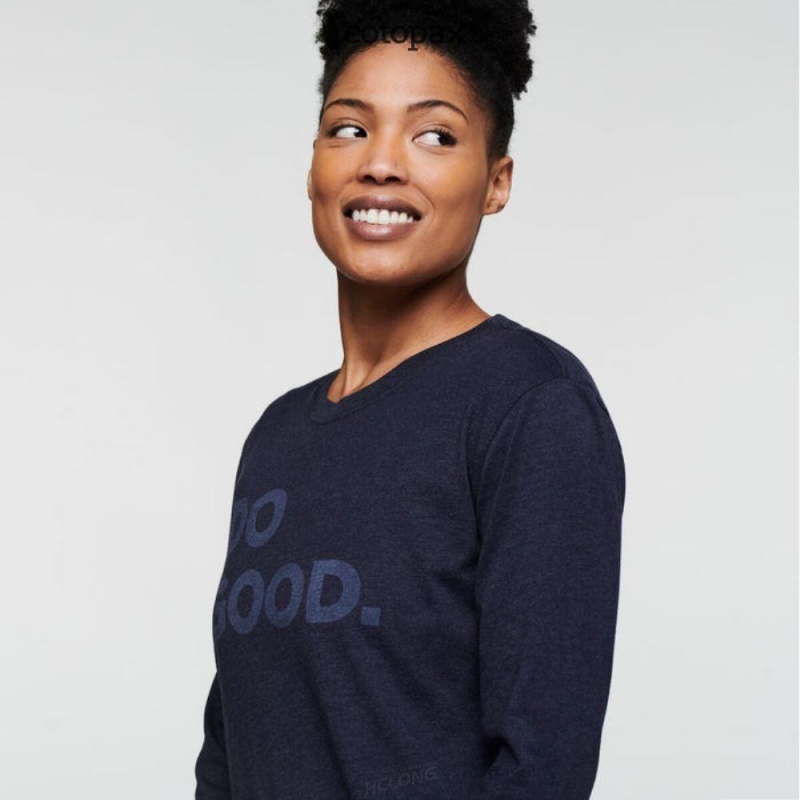 Cotopaxi Do Good Long-Sleeve T-Shirt Maritime | LK63-V9-ZV