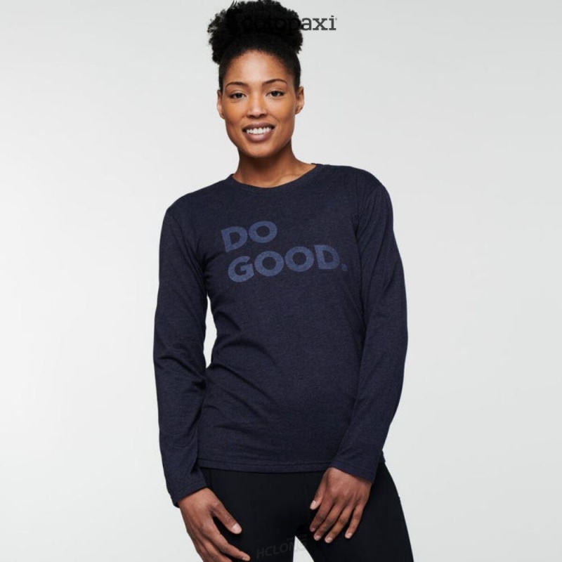 Cotopaxi Do Good Long-Sleeve T-Shirt Maritime | LK63-V9-ZV