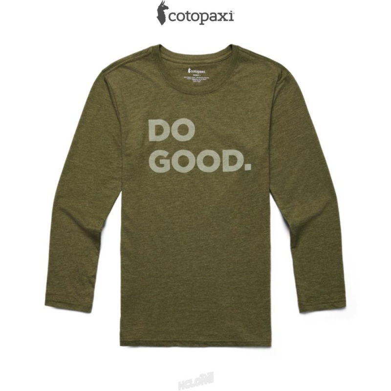 Cotopaxi Do Good Long-Sleeve T-Shirt Pine | UP96-N9-HO