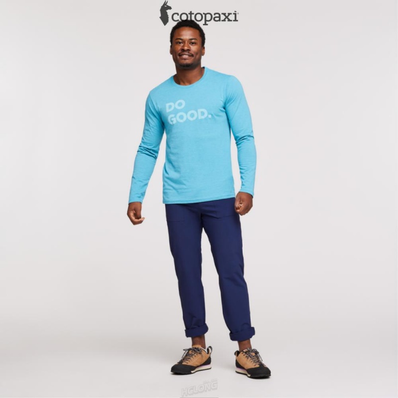 Cotopaxi Do Good Long-Sleeve T-Shirt Poolside | OP27-H2-VS