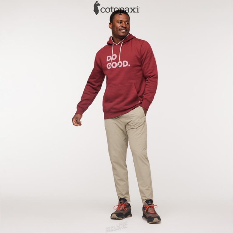 Cotopaxi Do Good Pullover Hoodie Burgundy | DK31-S5-UP