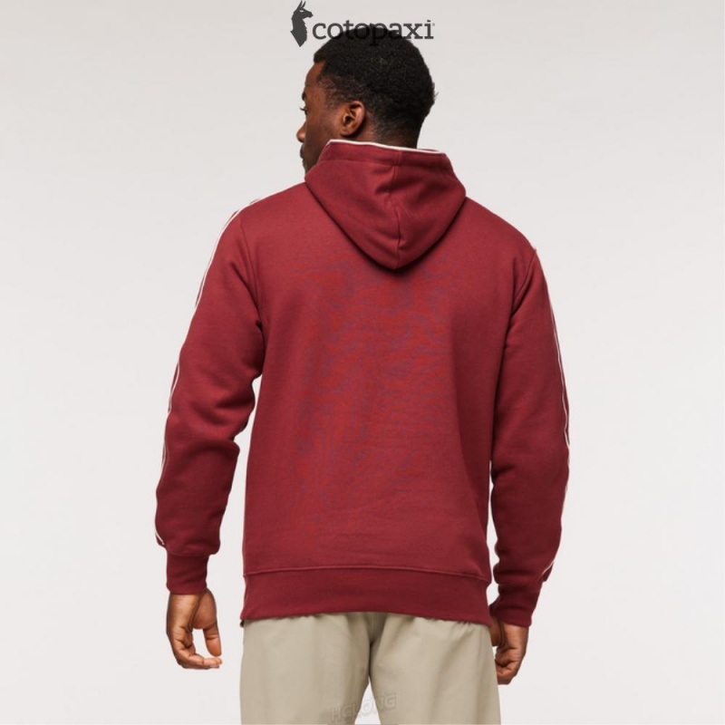 Cotopaxi Do Good Pullover Hoodie Burgundy | DK31-S5-UP