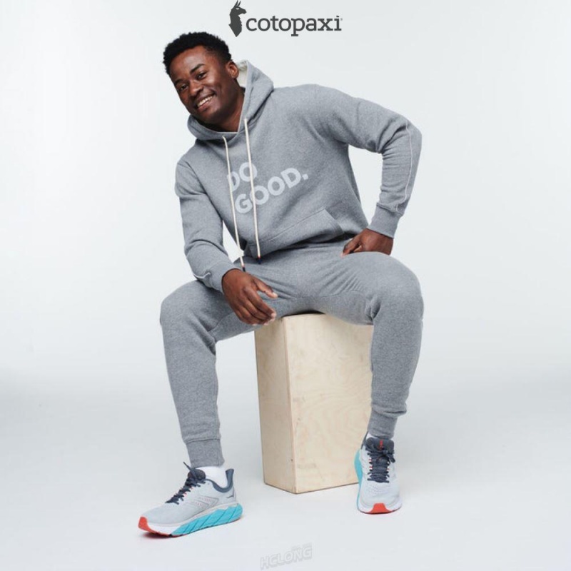 Cotopaxi Do Good Pullover Hoodie Heather Grey | YV37-V6-TY