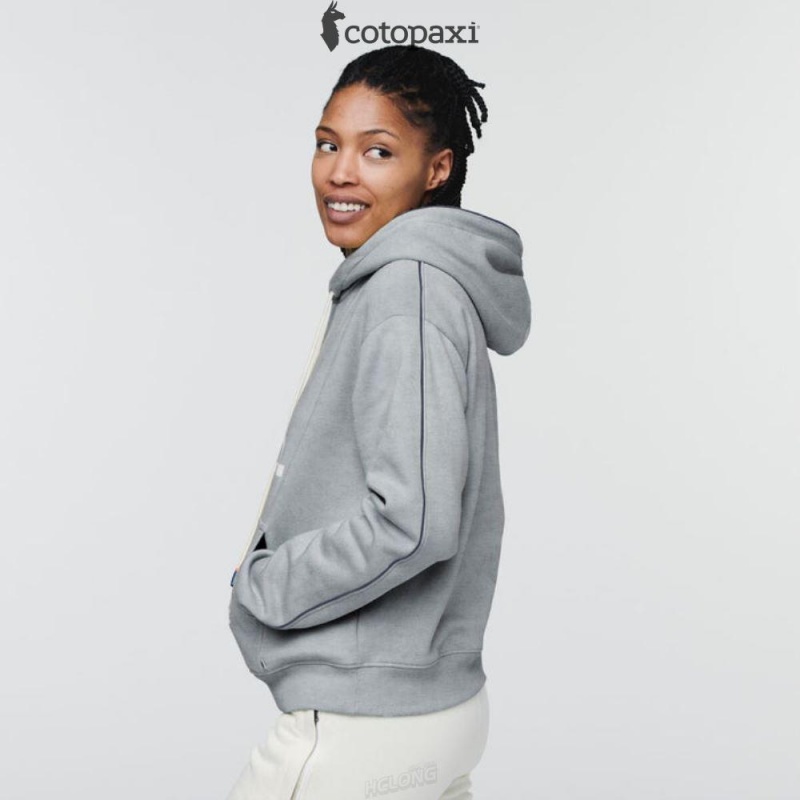 Cotopaxi Do Good Pullover Hoodie Heather Grey | BD12-Z2-YG