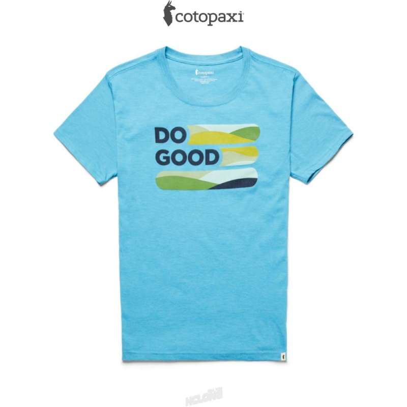 Cotopaxi Do Good Stripe T-Shirt Poolside | FI17-Q2-QT