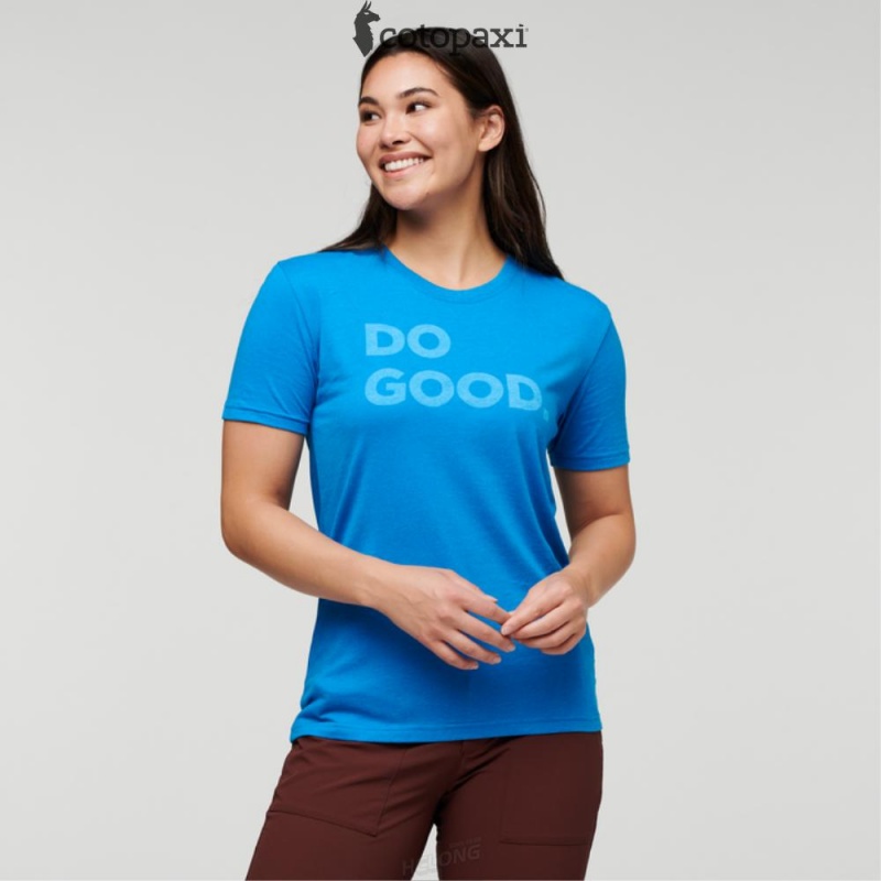 Cotopaxi Do Good T-Shirt Saltwater | WY38-F7-VL