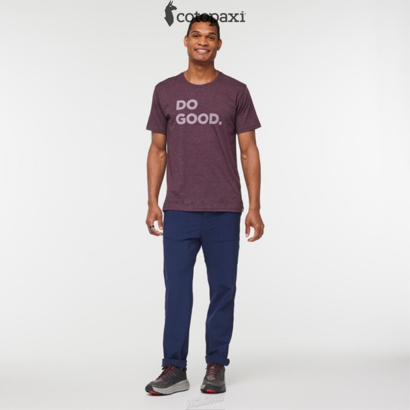 Cotopaxi Do Good T-Shirt Wine | DS41-M1-GF