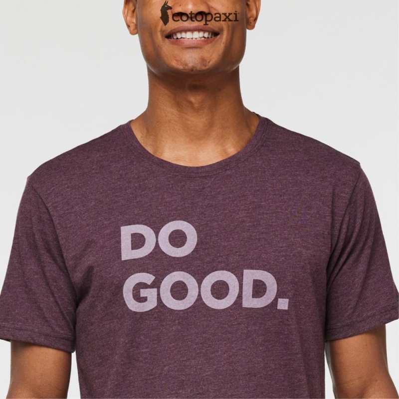 Cotopaxi Do Good T-Shirt Wine | DS41-M1-GF