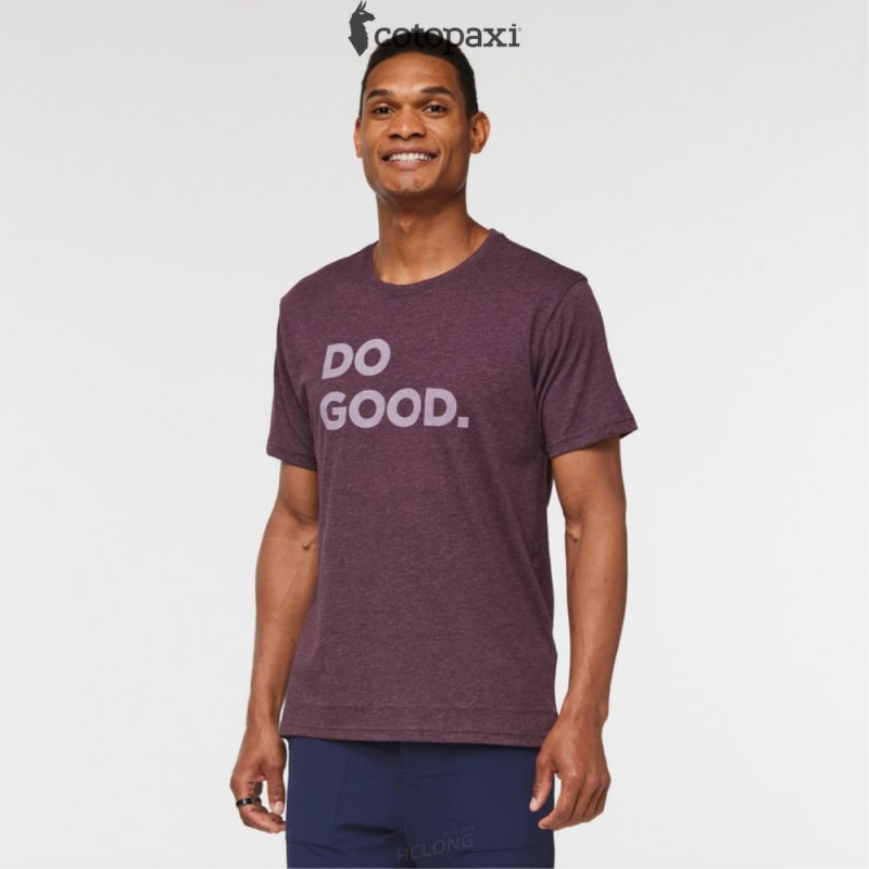 Cotopaxi Do Good T-Shirt Wine | IU50-E4-VU