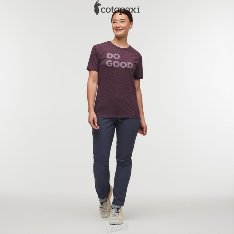 Cotopaxi Do Good T-Shirt Wine | NJ95-Z9-IJ